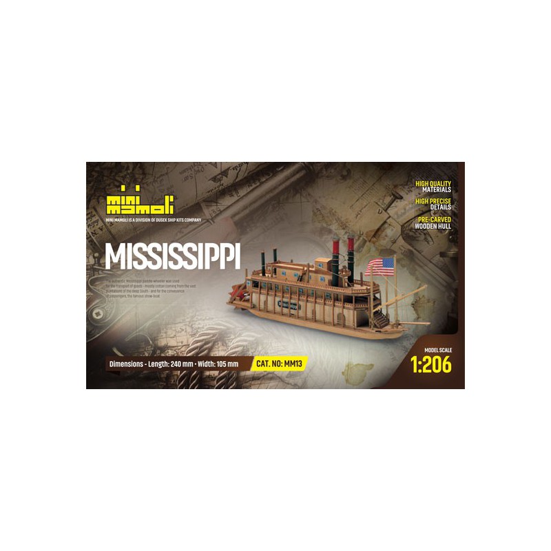 Mississipi static boat | Scientific-MHD