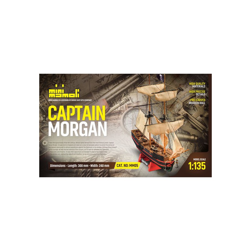 Captain Morgan static boat | Scientific-MHD