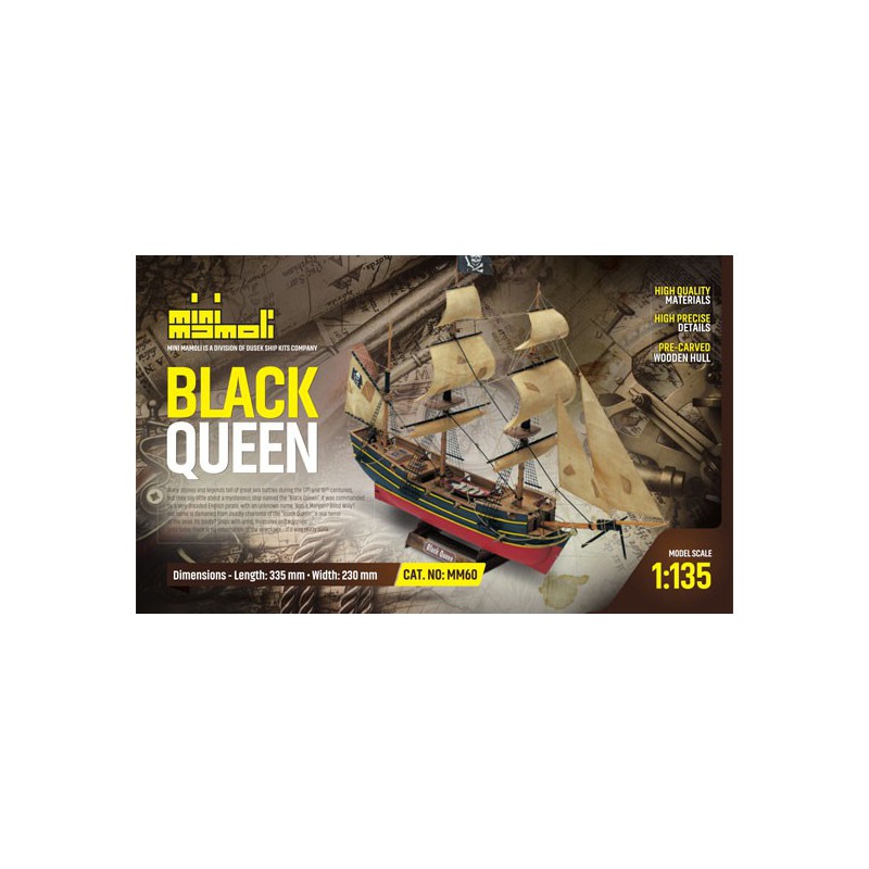 Black Queen static boat | Scientific-MHD