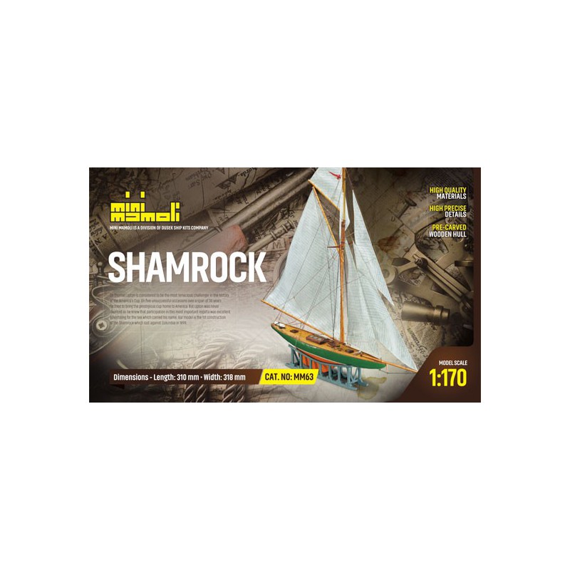 Shamrock static boat | Scientific-MHD