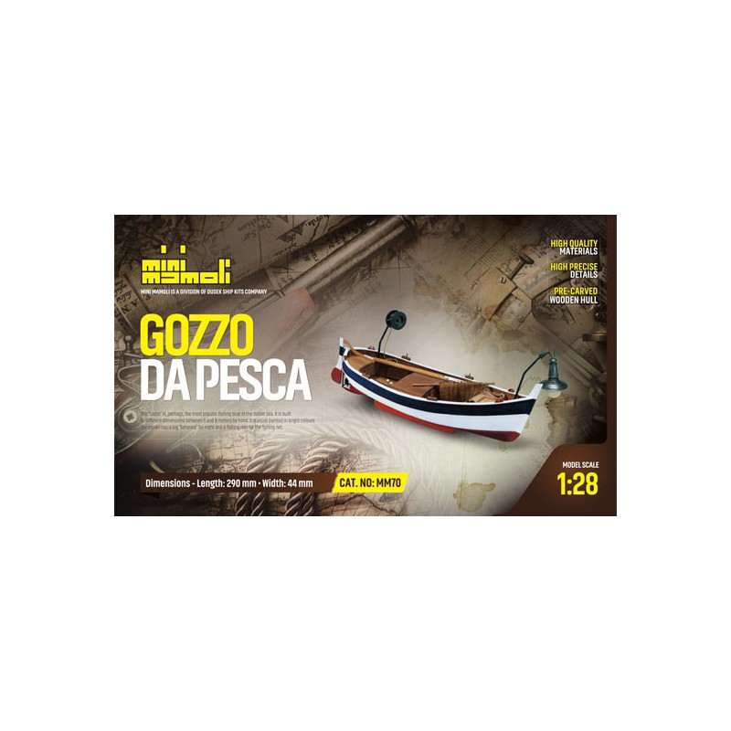 Gozzo di pasca static boat | Scientific-MHD
