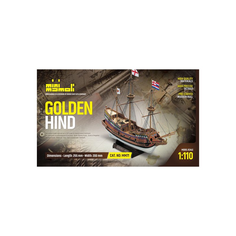 Golden Hind static boat | Scientific-MHD