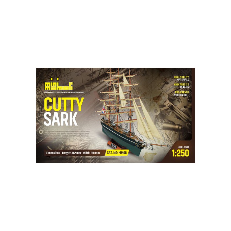 Static boat Cutty Sark 1869 | Scientific-MHD