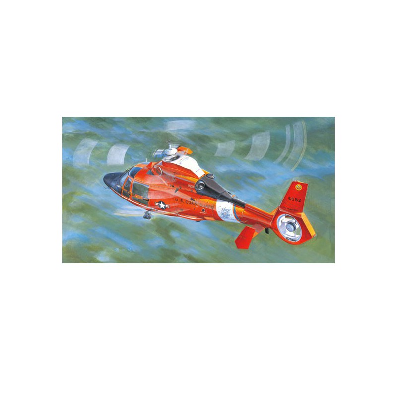US Coast Guard HH-65C plastic helicopter model | Scientific-MHD