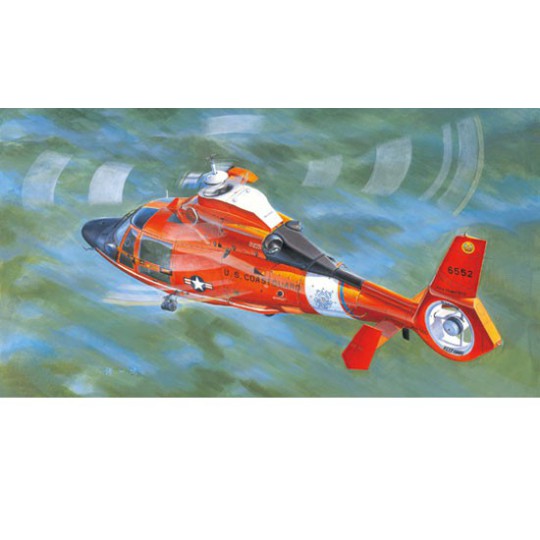 US Coast Guard HH-65C plastic helicopter model | Scientific-MHD
