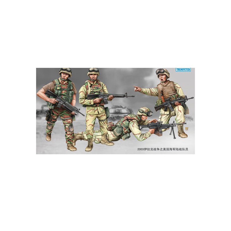 US marine figurine Iraq 2003 | Scientific-MHD