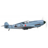 Mass radio -controlled thermal airplane. BF109E-3 50-55cc ARF | Scientific-MHD