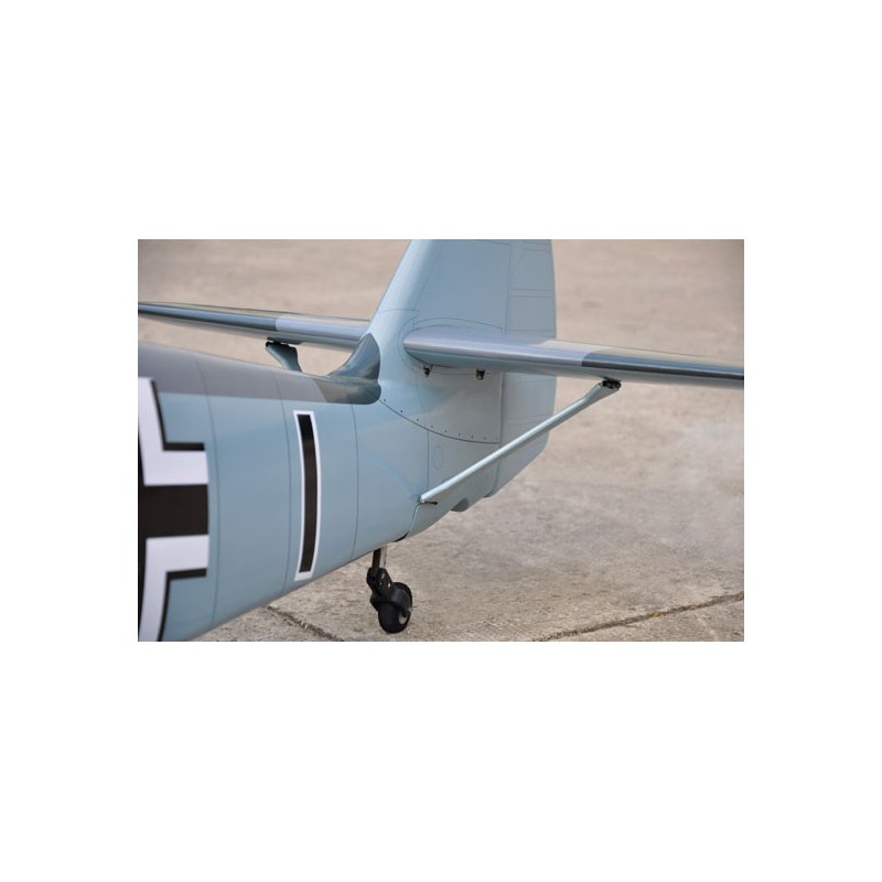 Mass radio -controlled thermal airplane. BF109E-3 50-55cc ARF | Scientific-MHD