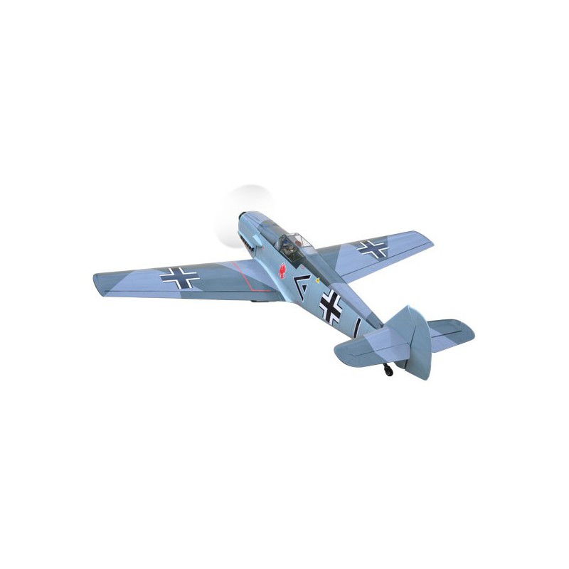 Mass radio -controlled thermal airplane. BF109E-3 50-55cc ARF | Scientific-MHD