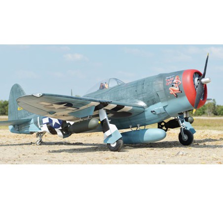 Radio-controlled thermal aircraft P-47 Thunderbolt 60cc ARF gas | Scientific-MHD Radio-controlled thermal aircraft P-47 Thunderbolt 60cc ARF gas | Scientific-MHD