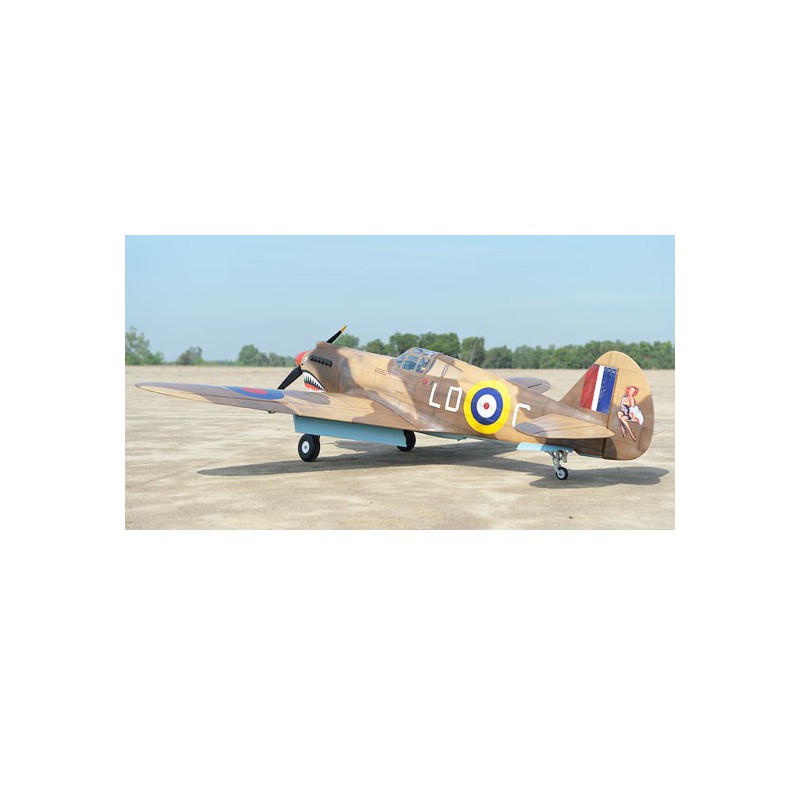 Radio-controlled thermal aircraft P-40C Tomahawk 60cc ARF | Scientific-MHD