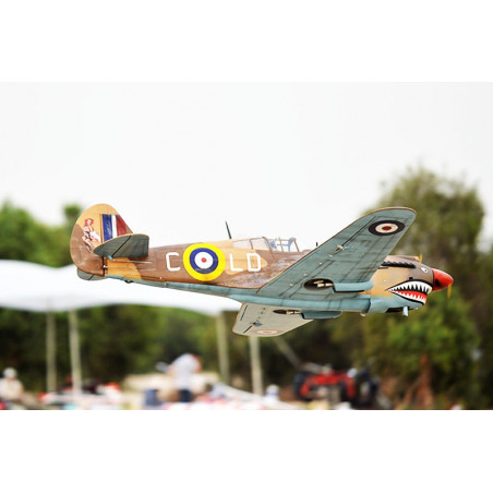 Radio-controlled thermal aircraft P-40C Tomahawk 60cc ARF | Scientific-MHD