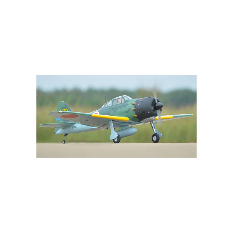 Radio -controlled thermal aircraft A6M Zero 15cc ARF | Scientific-MHD