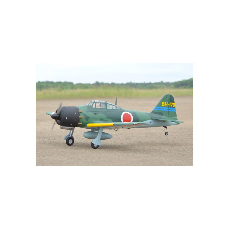 Radio -controlled thermal aircraft A6M Zero 15cc ARF | Scientific-MHD
