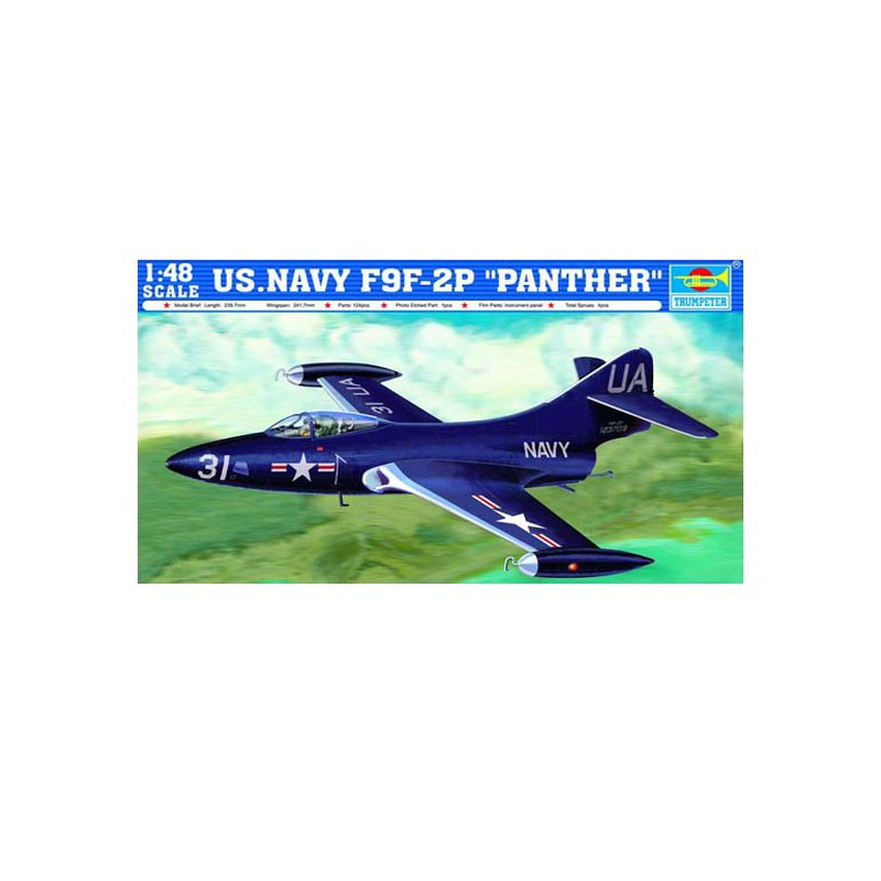 Plastic plane model F9F-2P Panther | Scientific-MHD