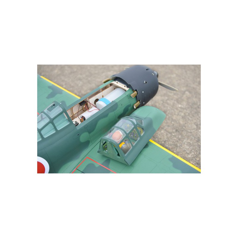 Radio -controlled thermal aircraft A6M Zero 15cc ARF | Scientific-MHD