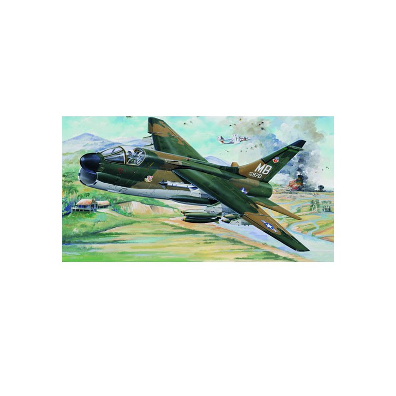 A-7D Corsair II plastic plane model | Scientific-MHD
