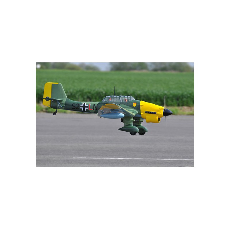 Radio -controlled thermal aircraft Ju 87b Stuka120 Arf | Scientific-MHD