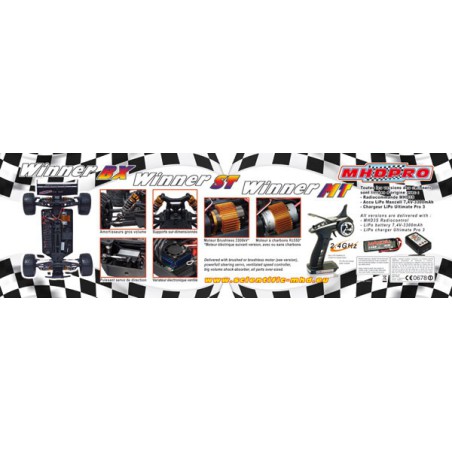 Truggy Winner RTR 1/10 radio -controlled electric car | Scientific-MHD Truggy Winner RTR 1/10 radio -controlled electric car | Scientific-MHD