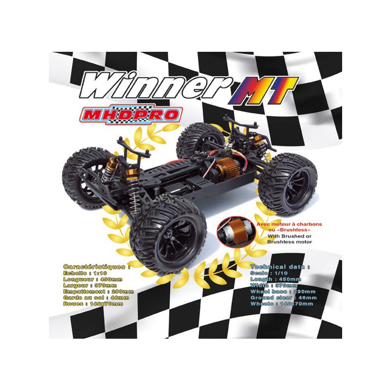 Monster Winner RTR 1/10 radio -controlled electric car | Scientific-MHD