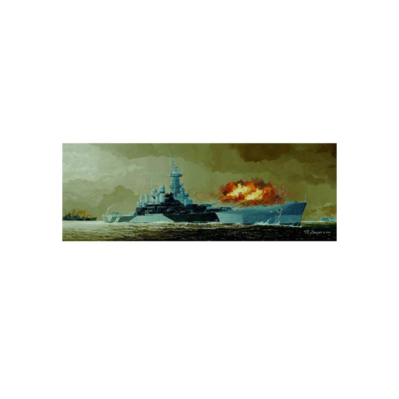 USS North Carolina BB-55 plastic boat model | Scientific-MHD