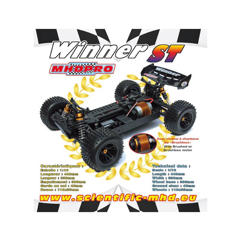 Truggy Winner BL RTR 1/10 | Scientific-MHD