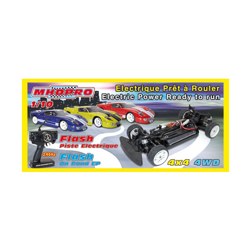 Red Flash Radiocommandeous Electrical Car EP RTR 1/10 | Scientific-MHD