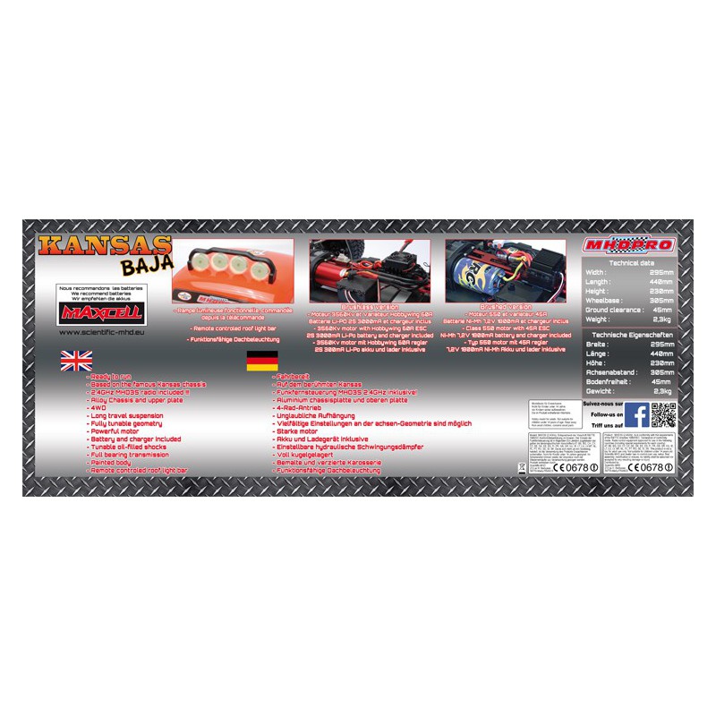 Kansas Baja BUGGY RTR 1/10 | Scientific-MHD