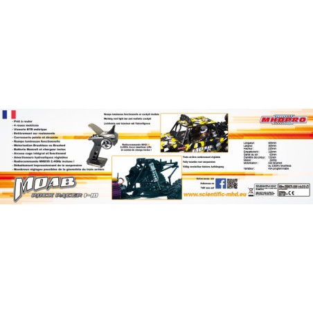 MOAB BL V2 CAMO 1/10 radio -controlled electric car | Scientific-MHD MOAB BL V2 CAMO 1/10 radio -controlled electric car | Scientific-MHD