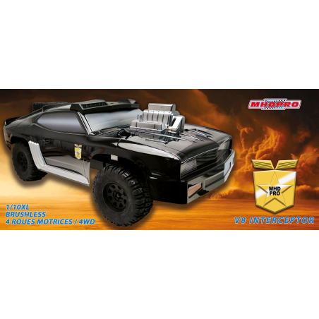 Draft car -controlled car interceptor black XL 1/10 | Scientific-MHD Draft car -controlled car interceptor black XL 1/10 | Scientific-MHD