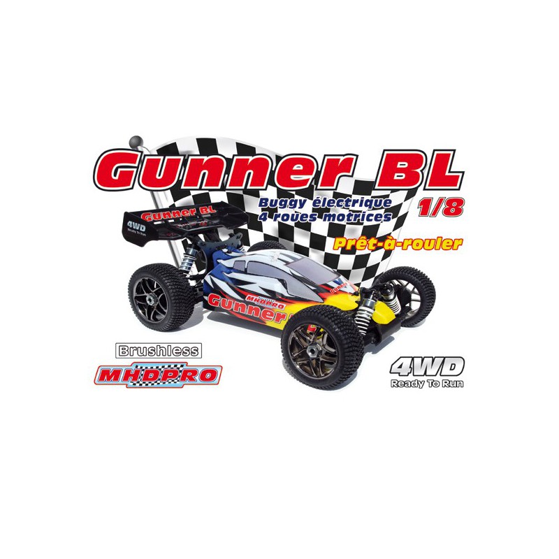 Gunner V2 BL RTR 1/8 A electric car | Scientific-MHD