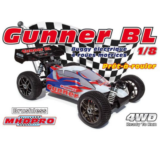 Gunner V2 BL RTR 1/8 B | Scientific-MHD