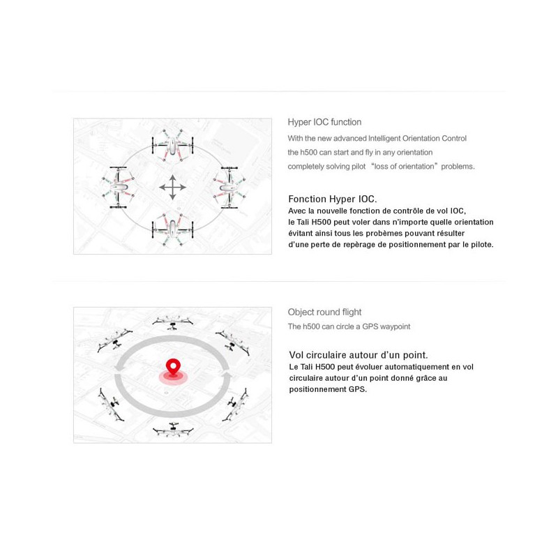 Radio -controlled drone for experienced Tali 500 RTF Mode 1 | Scientific-MHD
