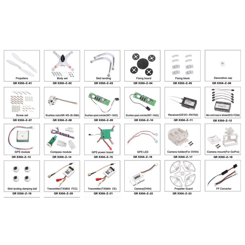 QR X350 FPV Devo F7 Mode 1 | Scientific-MHD