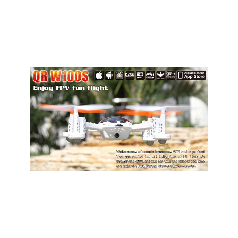 Radio -controlled drone for beginner drone QR 100WS Android Devo 4 Mode 1 | Scientific-MHD