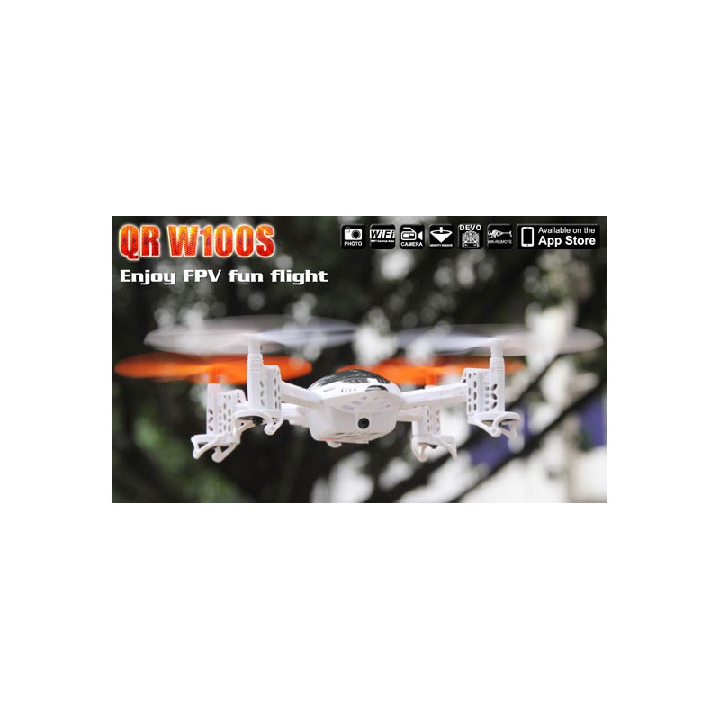 Radio -controlled drone for beginner drone QR 100WS Android Devo 4 Mode 1 | Scientific-MHD