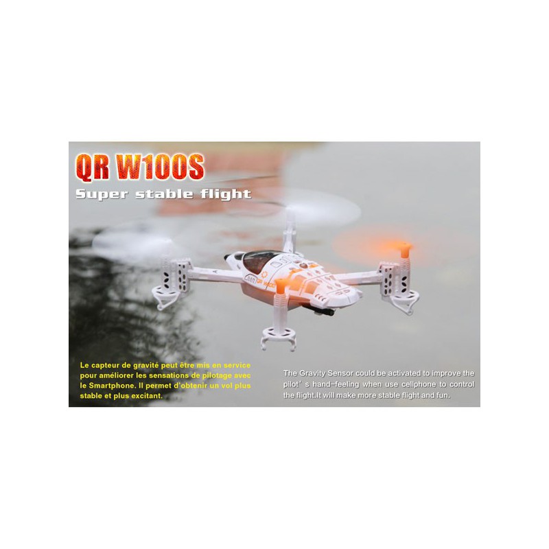 Radio -controlled drone for beginner drone QR 100WS Android Devo 4 Mode 1 | Scientific-MHD