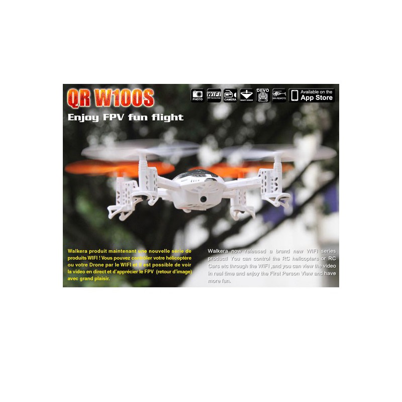 Radio -controlled drone for beginner QR W100s Android without transmitter | Scientific-MHD