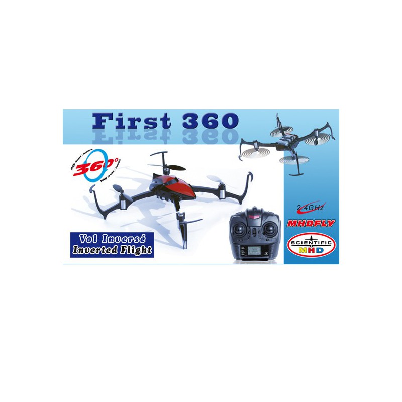 Radio -controlled drone for starter First 360 ° 3D mode 1 RTF | Scientific-MHD