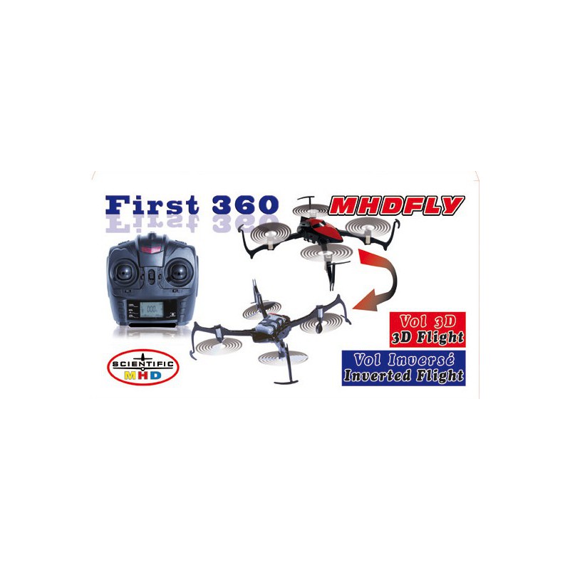 Radio -controlled drone for starter First 360 ° 3D mode 1 RTF | Scientific-MHD