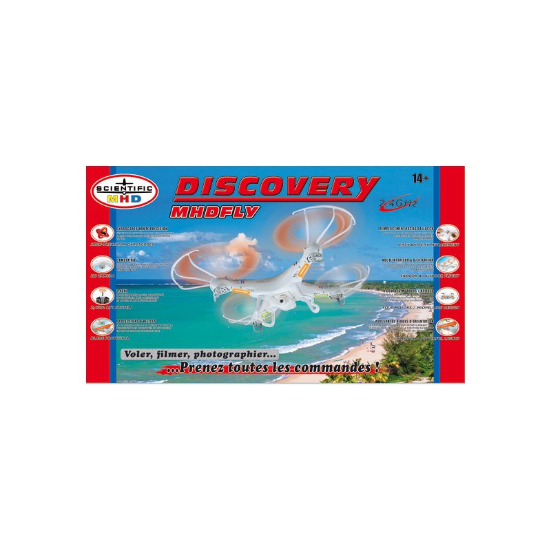 Radio -controlled drone for beginner Discovery UFO HD Camera Fashion 1 | Scientific-MHD