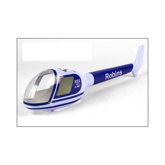 Accessory for radiocheted helicopter fuselage Robinson Fiber | Scientific-MHD