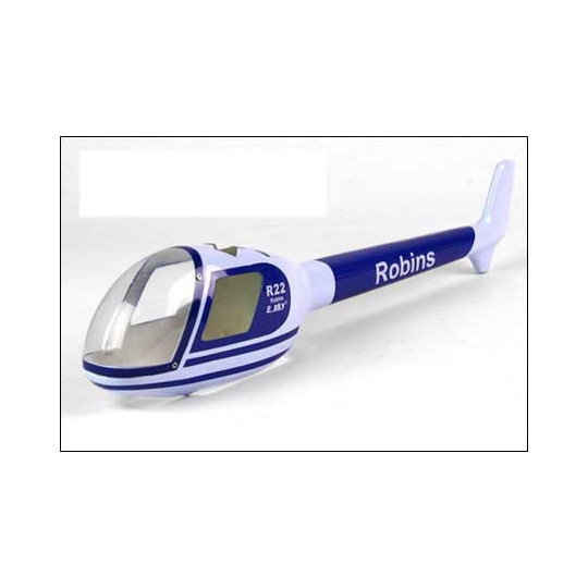 Accessory for radiocheted helicopter fuselage Robinson Fiber | Scientific-MHD