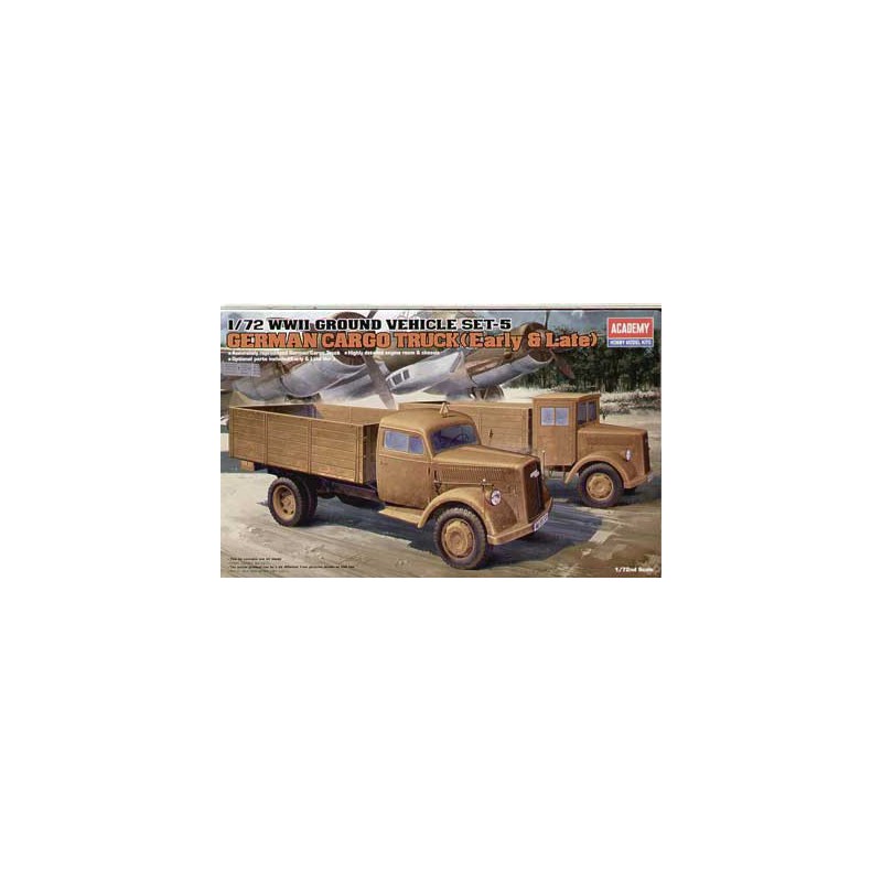 Wwii German Trucks 1/72 plastic plastic model | Scientific-MHD