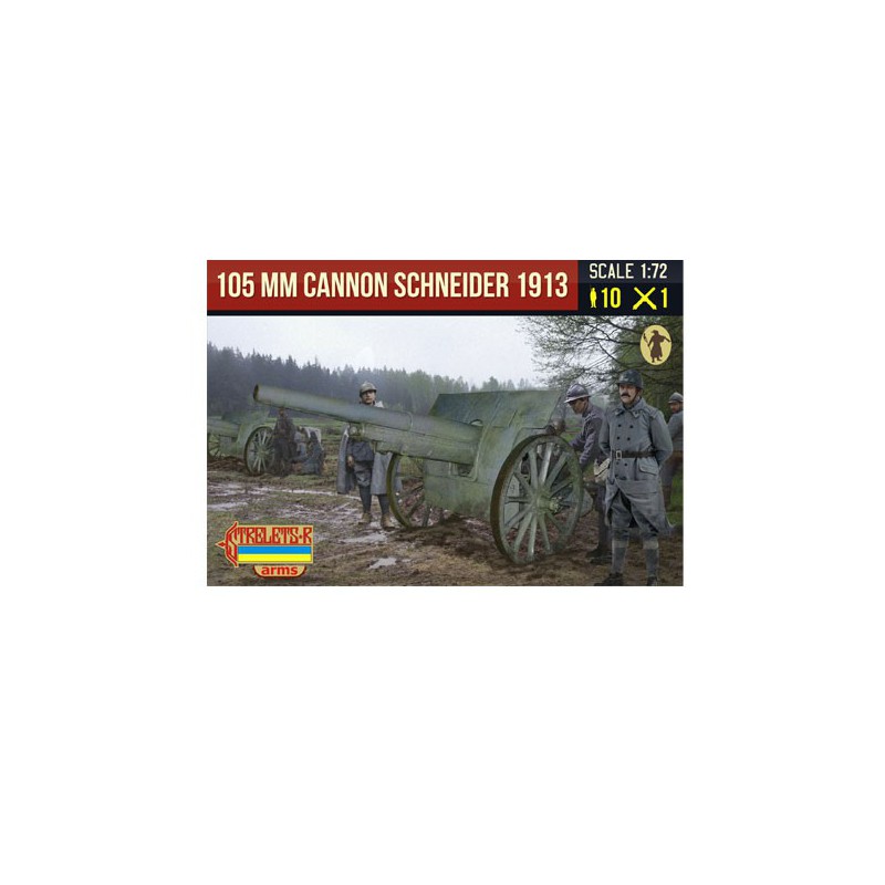 105mm CANNON SCHNEIDER 1913 figurine | Scientific-MHD