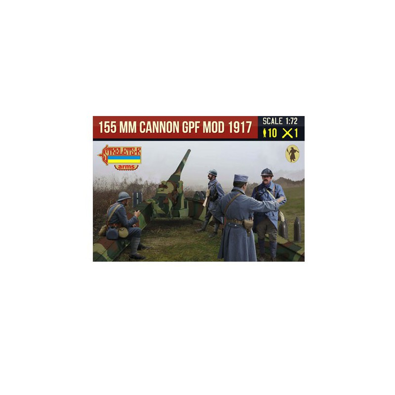 155mm CANNON GPF MOD 1917 figurine | Scientific-MHD