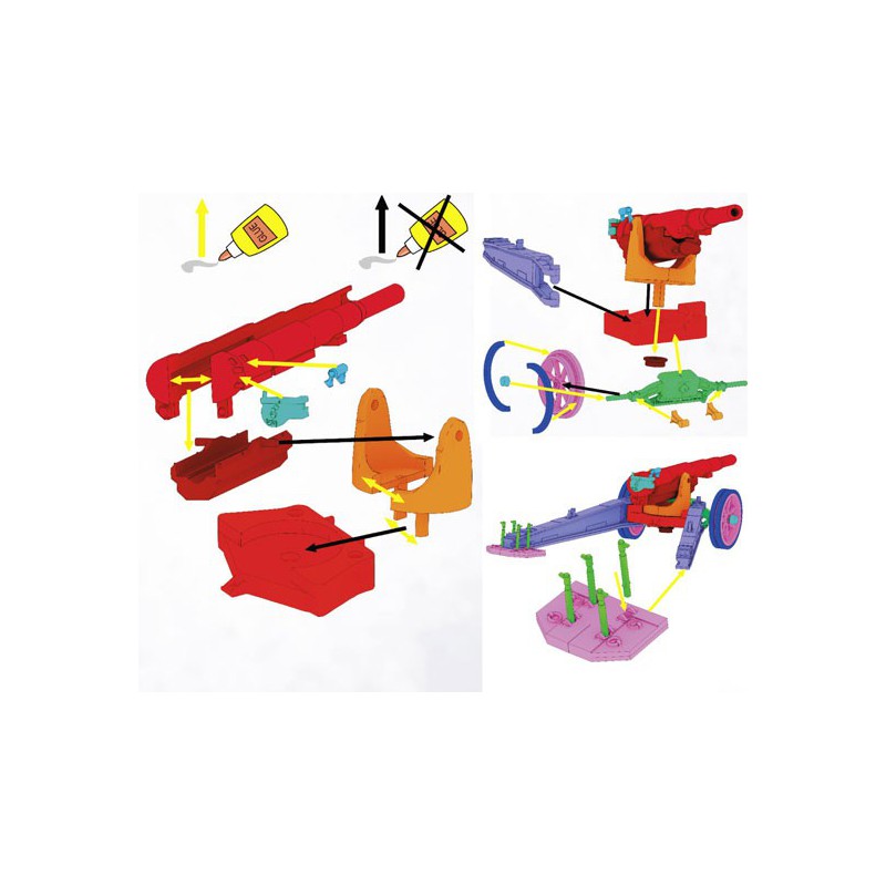 155mm CANNON GPF MOD 1917 figurine | Scientific-MHD