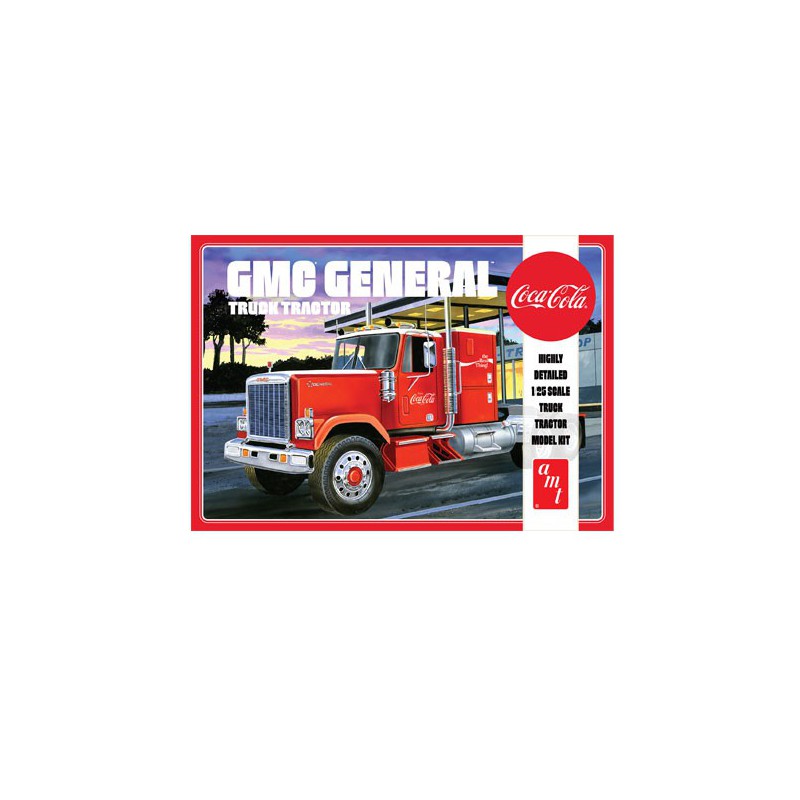 Plastic truck model 1976 GMC General Truck Tractor Coca-Cola 1/25 | Scientific-MHD