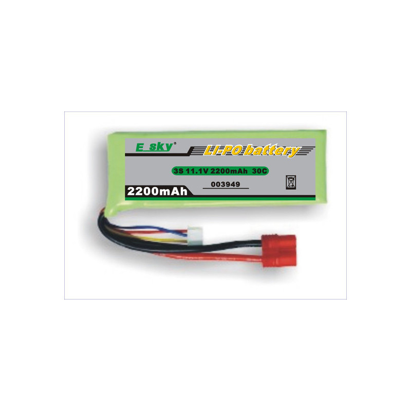 Part for electric helicopter LIPO battery 11.1V / 2200 MA | Scientific-MHD