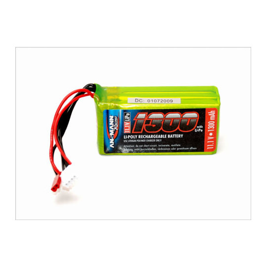 Part for electric helicopter Lipo battery 1300mAh 11.1 V | Scientific-MHD